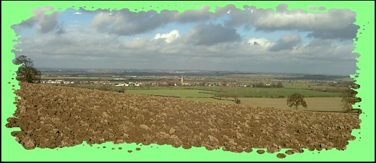 Looking towards Lower Quinton